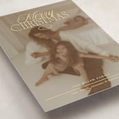 "Chromagical" - Holiday Cards in Butter Yellow by Erika Firm - Detail