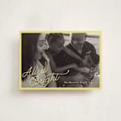 "All is Bright!" - Holiday Cards in Shine Star by Pati Cascino - Front