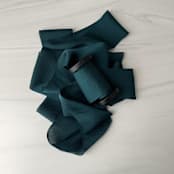 "2" Holiday Ribbon Collection - Winter Spruce" - Holiday Ribbons and Bows in green by Honey Silks Co
