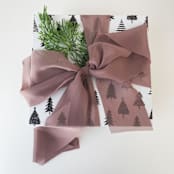 "Neutral Ribbon Set of 5" - Holiday Ribbons and Bows in natural by Honey Silks Co