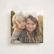 "holiday square" - Holiday Cards in Snow by Angela Thompson - Front