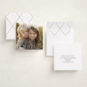 "holiday square" - Holiday Cards in Snow by Angela Thompson - Assembled