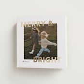 "Merry Bright" - Holiday Cards in Snowflake by Angela Thompson - Folded Card