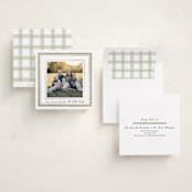 "Modern Cottage" - Holiday Cards in Olive by Elly - Assembled