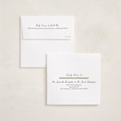 "Modern Cottage" - Holiday Cards in Olive by Elly - FREE Recipient Addressing