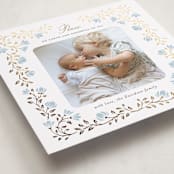 "Floral Cascade" - Holiday Cards in Bluebell by Anna Black - Detail