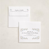 "Floral Cascade" - Holiday Cards in Bluebell by Anna Black - FREE Recipient Addressing