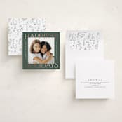 "Equilateral" - Holiday Cards in Fir by Pink House Press - Assembled