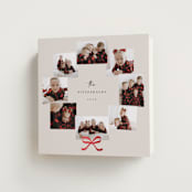 "Jolly Wreath" - Holiday Cards in Eggnog by Adelyn T. - Folded Card