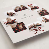 "Jolly Wreath" - Holiday Cards in Eggnog by Adelyn T. - Detail