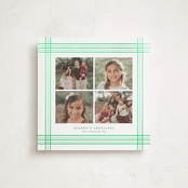 "Plaid Frame" - Holiday Cards in Elf Shoes by Blustery August - Front