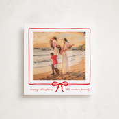 "lil bow" - Holiday Cards in Rouge by Jennifer Lew - Front