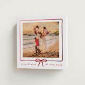 "lil bow" - Holiday Cards in Rouge by Jennifer Lew - Folded Card