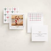 "lil bow" - Holiday Cards in Snowfall by Jennifer Lew - Assembled