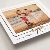 "lil bow" - Holiday Cards in Snowfall by Jennifer Lew - Detail