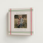 "Perfectly Plaid" - Holiday Cards in Vanilla by Poised Avenue - Folded Card