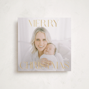 "Merry Squary" - Holiday Cards in Snowflake by Angela Thompson - Front