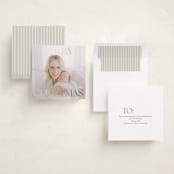 "Merry Squary" - Holiday Cards in Snowflake by Angela Thompson - Assembled