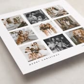 "The Keepsake Grid" - Holiday Cards in Snow by Lucrecia Caporale - Detail