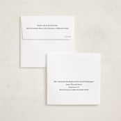 "Vintage Square" - Holiday Cards in Ivory by Beth Vassalo - FREE Recipient Addressing