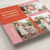 "Happiest of Holidays Wishes" - Holiday Cards in Peppermint by Anja Jankowsky - Detail
