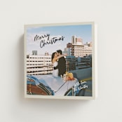 "Old is Cool Christmas" - Holiday Cards in Ink by Helena Vitto - Folded Card