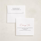"A Simple Script" - Holiday Cards in Holly Berry by Susan Zinader - FREE Recipient Addressing