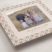 "Tiny Flowers" - Holiday Cards in Santa by Claudia Orengo - Detail