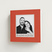 "Keepsake Polaroid" - Holiday Cards in Rouge by Jeremy - Folded Card