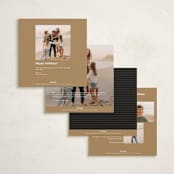 "Kodak" - Holiday Cards in Midnight by Bethan - Back of Card Options