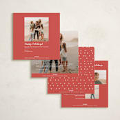 "Merribelle" - Holiday Cards in Stocking by Jelena Vuletic - Back of Card Options