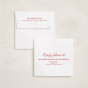 "Chunky" - Holiday Cards in Candy Cane by Tamara Hilje - FREE Recipient Addressing