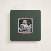 "Circale" - Holiday Cards in Pine Needle by Christie Garcia - Front