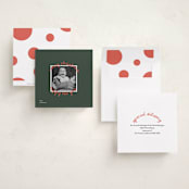 "Circale" - Holiday Cards in Pine Needle by Christie Garcia - Assembled