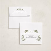 "Angels" - Holiday Cards in Olive by Elly - FREE Recipient Addressing