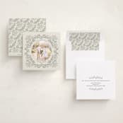 "ornate floral" - Holiday Cards in Charcoal by Jenny Millington - Assembled
