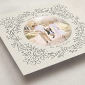 "ornate floral" - Holiday Cards in Charcoal by Jenny Millington - Detail