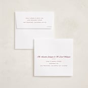 "Garlands" - Holiday Cards in Cranberry Sauce by Blustery August - FREE Recipient Addressing