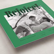 "Square Rejoice" - Holiday Cards in Elf Shoes by Blustery August - Detail