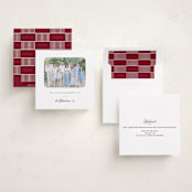 "The Peaceful Minimalist" - Holiday Cards in Snow by Playground Prints - Assembled
