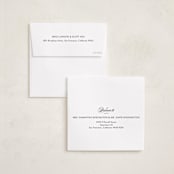 "The Peaceful Minimalist" - Holiday Cards in Snow by Playground Prints - FREE Recipient Addressing