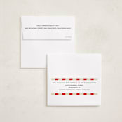 "Cabana" - Holiday Cards in Candy Cane by Morgan Kendall - FREE Recipient Addressing