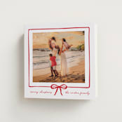 "lil bow" - Holiday Cards in Rouge by Jennifer Lew - Folded Card