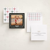 "lil bow" - Holiday Cards in Snowfall by Jennifer Lew - Assembled
