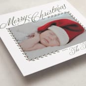"Merry Classic" - Holiday Cards in Mistletoe by Alston Foster - Detail