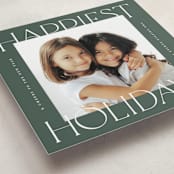 "Equilateral" - Holiday Cards in Fir by Pink House Press - Detail