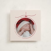 "Crystal" - Holiday Cards in Buttercream by Jelena Vuletic - Front