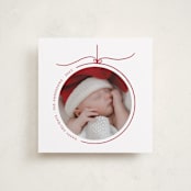 "Crystal" - Holiday Cards in Snowfall by Jelena Vuletic - Front