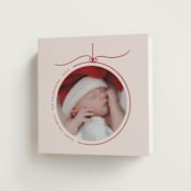 "Crystal" - Holiday Cards in Buttercream by Jelena Vuletic - Folded Card