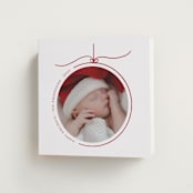 "Crystal" - Holiday Cards in Snowfall by Jelena Vuletic - Folded Card